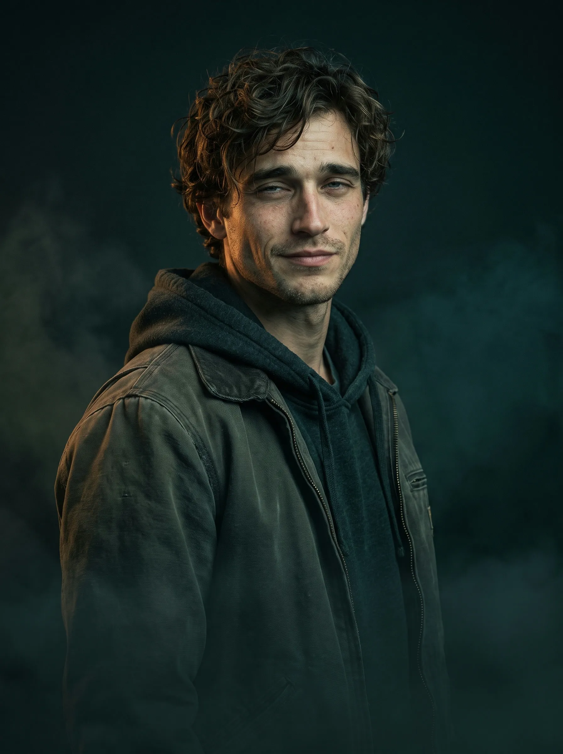 Matt Warden, tired eyes and a wry half-smile
